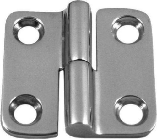 Two-part hinge right or left Stainless steel A4