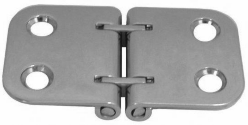 Flush mount hatch hinge Stainless steel A2
