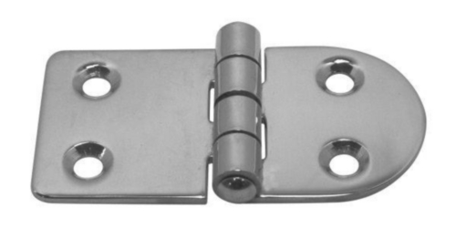 Door hinge, a-symmetrical Acero inoxidable (Inox) A2