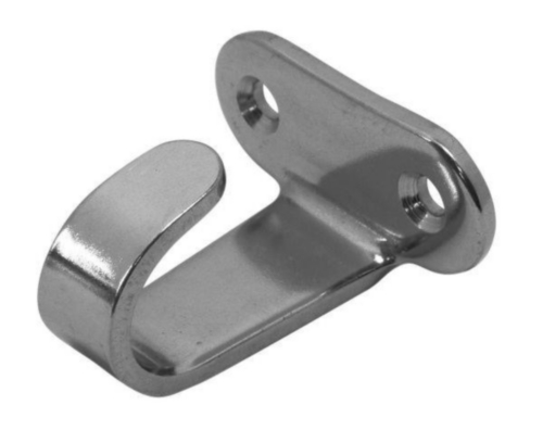 Hook end, polished Stainless steel A2 32,5MM