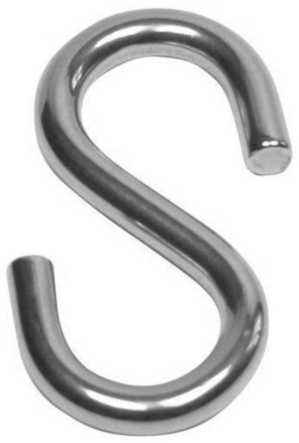 S-hook Stainless steel A2