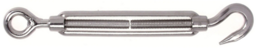 Turnbuckle with hook and eye DIN ≈1480 Steel S235JR Zinc plated