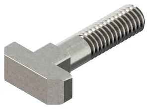 T-head bolt with square neck DIN 186 B Stainless steel A4