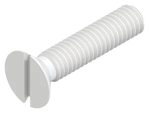 Slotted countersunk head screw DIN 963 Plastic Polyamide (nylon) 6.6