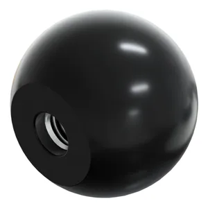 Ball knob with molded or tapped thread DIN ≈319 C Plastic Fenolformaldehyde (bakelite) FS31