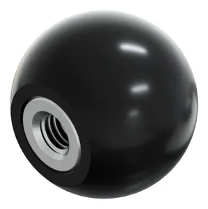 Ball knob with metal thread insert DIN ≈319 E Plastic Bachelită FS31