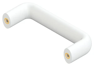 Solid bridge handle (bow grip) with brass threaded bushes Glass-fibre reinforced plastic