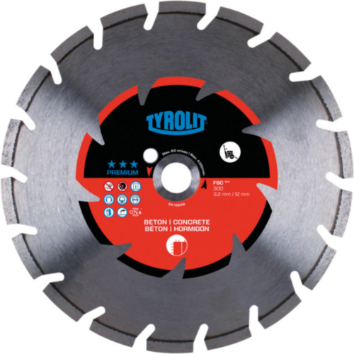 Tyrolit Diamond blade C7W400X3,2X25,4FSCP1