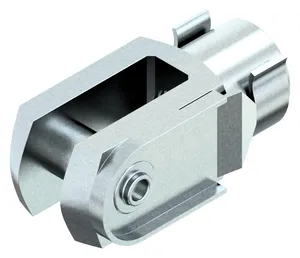 Fork joint with spring pin type ES