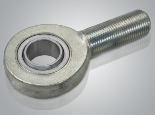 Spherical plain bearing rod end PTFE liner, male, type GAR/UK