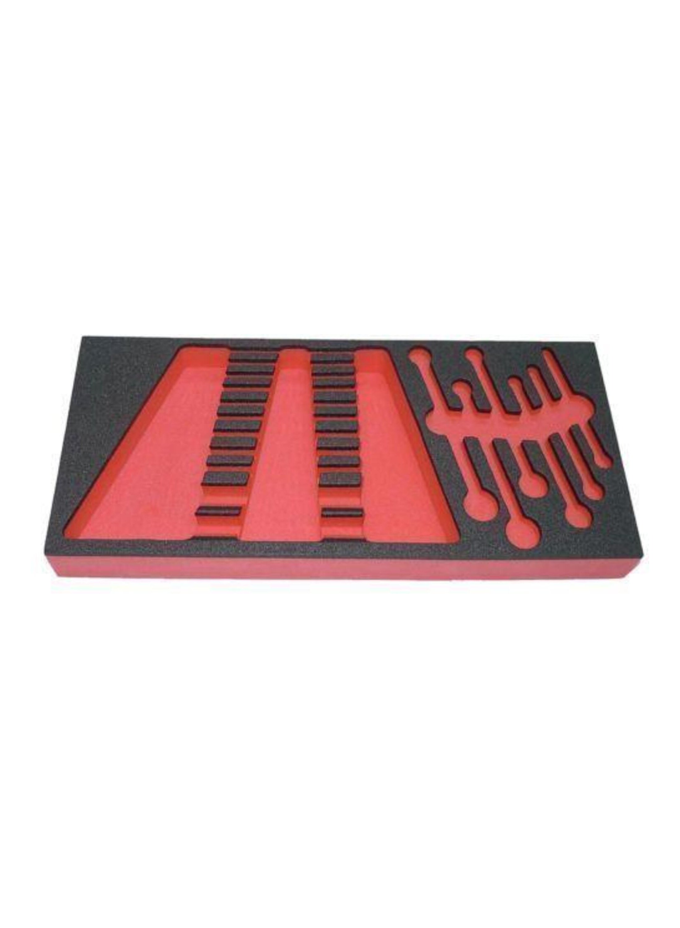 Facom Bandeja para Juego de Llaves Combinadas MODM.440-4 Espuma Negro/Rojo 188 x 418 x 45mm