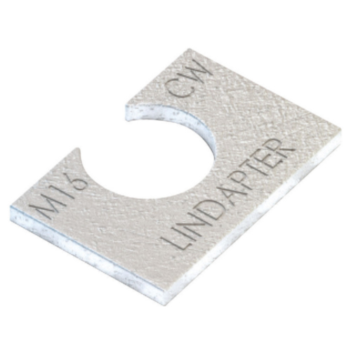 LINDAPTER Clipped washer type CW Steel Zinc plated CW