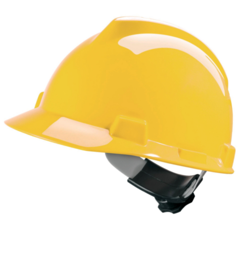 MSA Safety helmet V-Gard 4-point textile V-Gard Yellow YELLOW