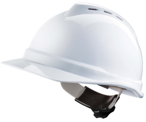 MSA Safety helmet V-Gard 4-point textile 500 White White