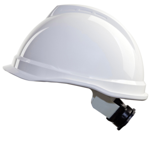 MSA Safety helmet V-Gard 4-point textile 520 White WHITE