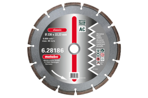 Metabo Diamond cutting disc 180 x 22,23mm AC