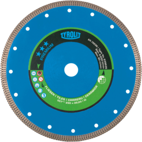 Tyrolit Lame de scie circulaire 1A1R1801,422,23DCTP2