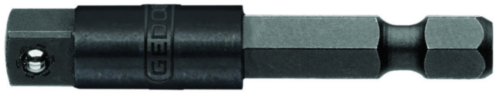 Gedore 673 6,3 Insert Holder 6.3mm Hex Drive 1/4" Square Drive 50mm Length