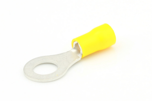 Ripca Ring cable lug 2.5-6.0mm² yellow Ø 8.4mm 100 Pieces