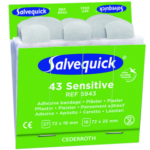 Salvequick Band aid dispenser BOX 6PC