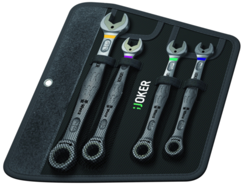 Wera Joker 4 Set 1 - Set of Ratcheting Combination Wrenches - 4 Pcs.