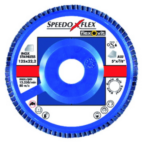Flexovit Flap disc 125X22 R822 P60