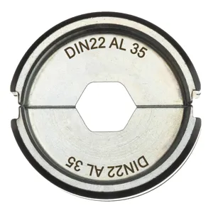 Milwaukee Sans fil Crimping die DIN22 AL 35