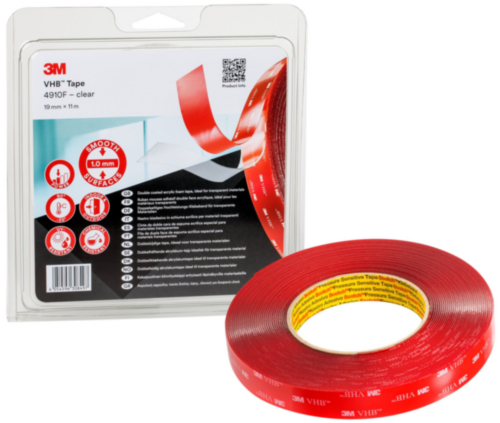 3M 4910 VHB tape Transparente 12MMX33M