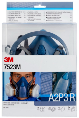 3M Accessories Half Mask 6000 Series 7523M