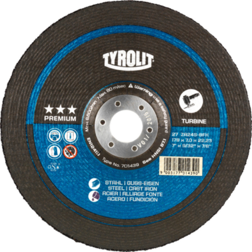 Tyrolit Disque de meulage 230X7X22,23