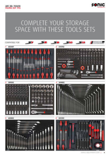 Sonic Filling for storage systems SFS