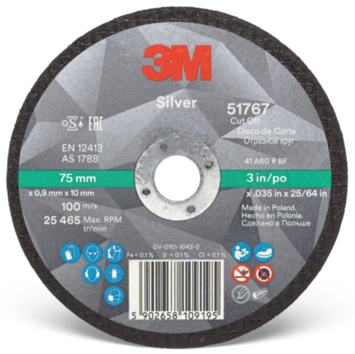 3M Cutting wheel 75 x 0,9 x 10mm