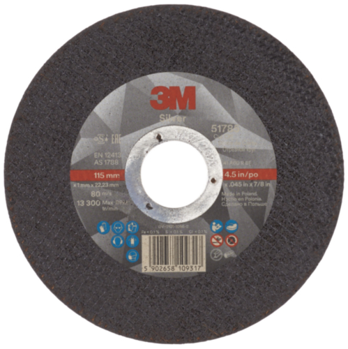 3M Disco de corte 115 x 1 x 22,23mm