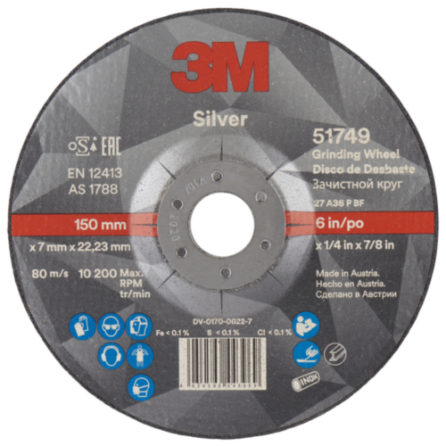 3M Disque de meulage 150X7X22,23MM