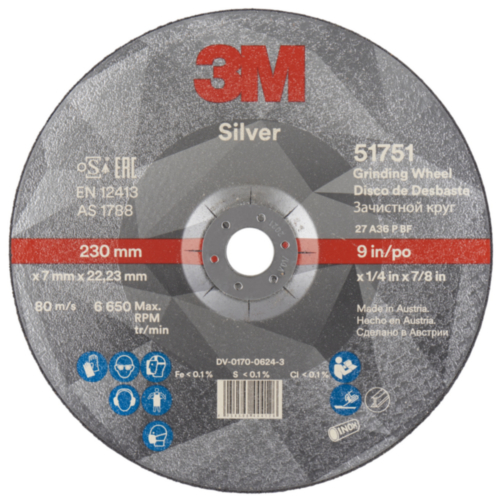 3M Disque de meulage 230X7X22,23MM