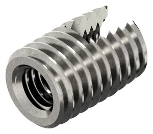 Self-cutting threaded insert type 302 Stainless steel 1.4305