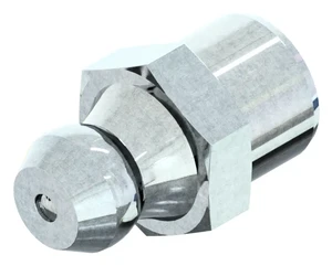 Lubricating nipple, cone type, drive-in Steel Zinc plated