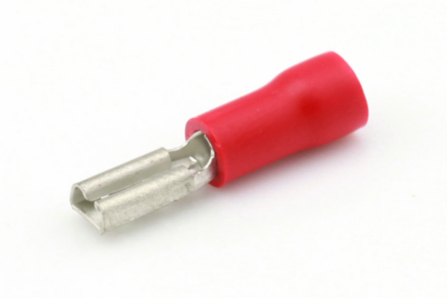 Ripca Vlakke aansluitbus 0,5-1,5mm² rood 2,8x0,5mm 50 stuks