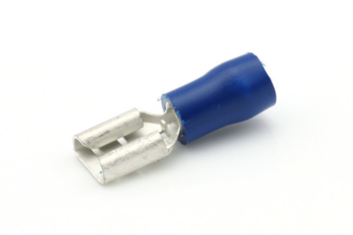 Ripca Manguito conector plano 1,5-2,5mm² azul 6,3x0,8mm 100 Piezas