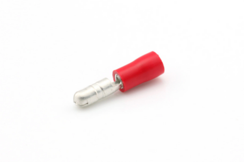 Ripca Conector redondo 0,5-1,5mm² vermelho Ø 4,0mm 100 Peças