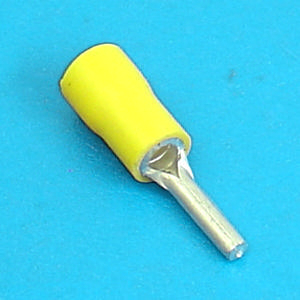 Connettore Ripca Pin 2,5-6,0mm² giallo Ø 2,7mm 50 pezzi