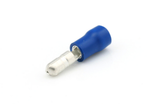 Ripca Round connector 1.5-2.5mm² blue Ø 4.0mm 50 pieces