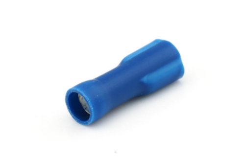 Ripca Flat connector sleeve 1.5-2.5mm² blue 4.8x0.5mm 100 Pieces