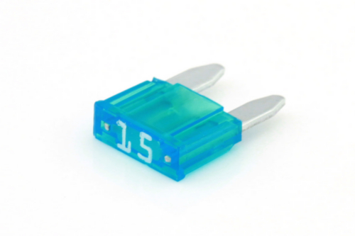 Ripca Mini Safety fuse 15A blue 50 pieces