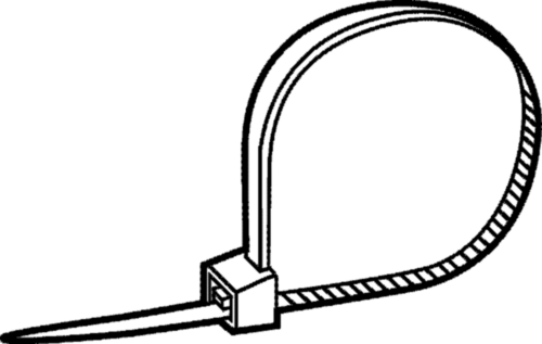 Locking cable tie Plastic Polyamide (nylon) 6.6