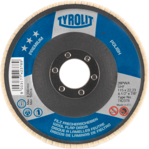 Tyrolit Polishing disc 125X22,23