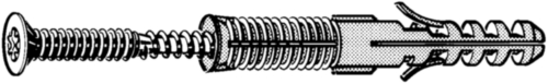 Fischer Clavija de aislamiento ZB FID Acero inoxidable (Inox)