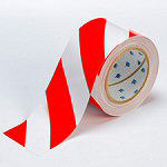 Brady Floor tape RED/WHITE 76,2X30