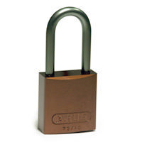 Brady Full alu padlock 40MM KD BROWN 6PC