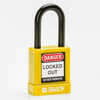 Brady Safety padlock LOTO-73 38mm ST KD Yellow 6 pieces